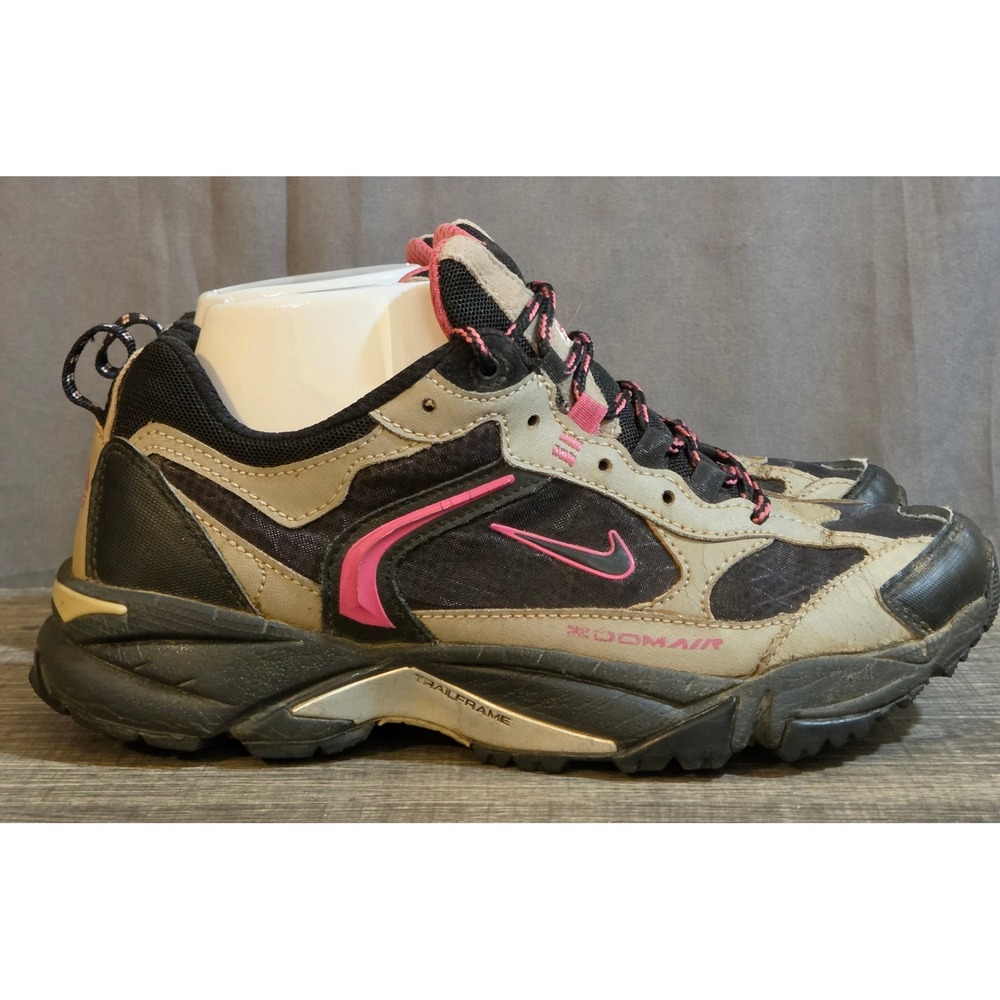 Vintage Nike Zoom Air ACG Trailframe Sneakers Women's Size 7.5 Black Gray Pink